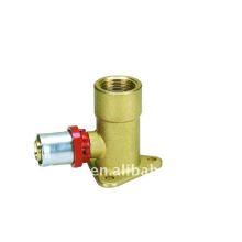 Brass Th Press Fitting - Wall-Plated Female Elbow-plastic Pipe